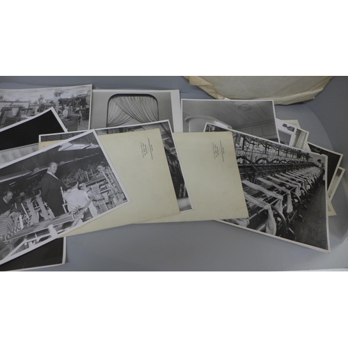 702 - Twenty-one original press photographs, Aristoc Stockings Company, Langley Mill and Department Store ... 