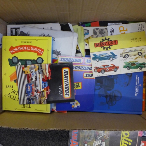 711 - Matchbox, Marklin and other toy catalogues