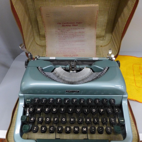 743 - An Imperial Good Companion 4 typewriter, cased