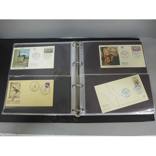 751 - Stamps: France postal history and first day covers in album, pre-stamp onwards (120)