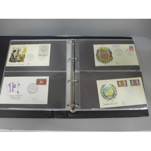 751 - Stamps: France postal history and first day covers in album, pre-stamp onwards (120)