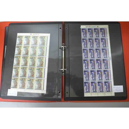 793B - Stamps: GB listed varieties, 22 different types, many in positional blocks