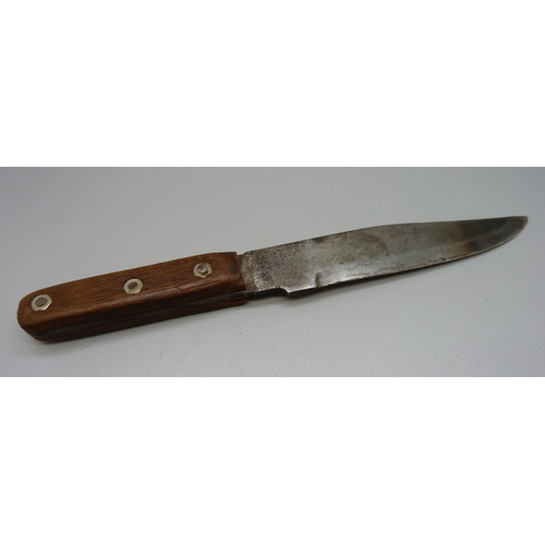 869 - A knife marked 'Original Bowie Knife', 25cm