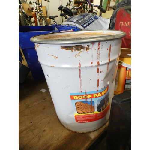 2170 - 20 litres of terracotta roof paint