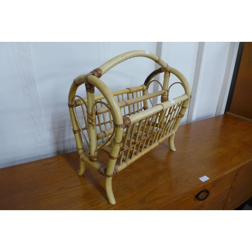 88d - A bamboo magazine rack