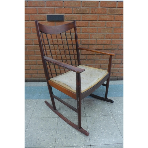 88F - A Danish Sibast rosewood rocking chair, designed by Arne Vodder

*Accompanied by CITES A10 certifica... 