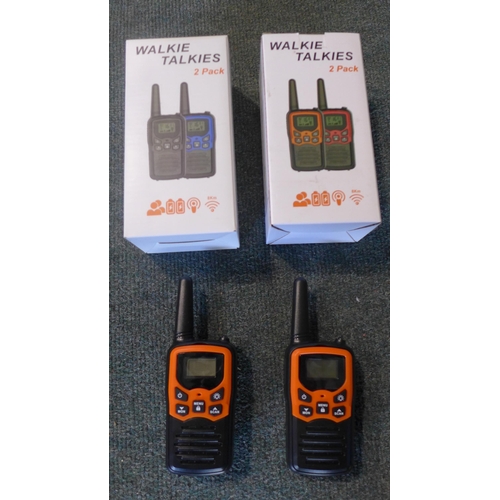 3080 - Four Walkie-talkies with 8km range