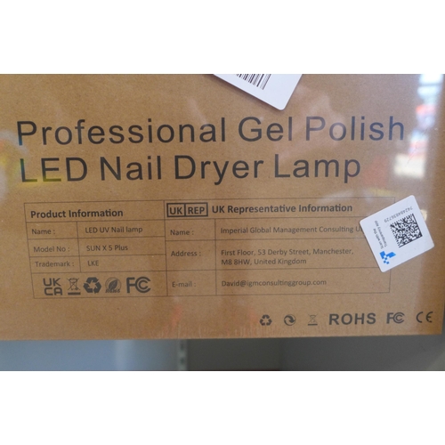 3085 - Three Professional gel polish LED nail dryer lamps