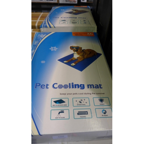 3109 - Two XXL pet cooling mats (140 x 90cm)