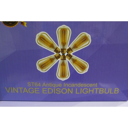 3116 - Eighteen 40W E27 vintage Edison light bulbs