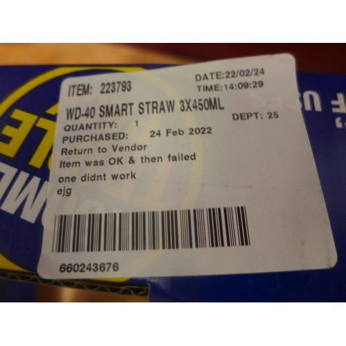 3156 - 2 Packs Of  WD-40 Smart Straw (6X450ml)  (251-38,39)  * This lot is subject to vat