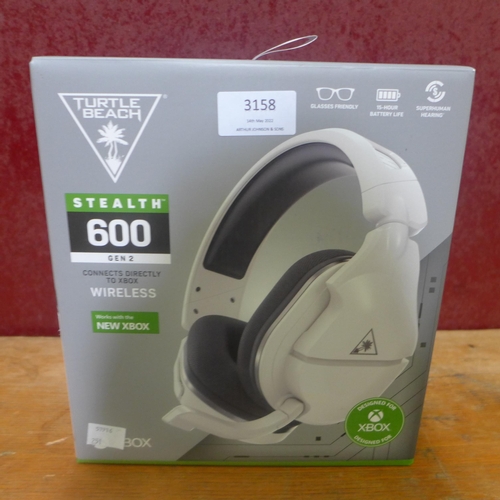 3158 - Turtle Beach Stealth 600 Gen 2 XBox wireless gaming headset (251-805)  * This lot is subject to vat