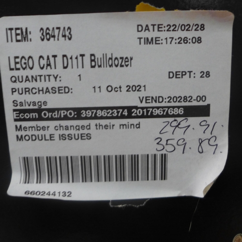 3170 - Lego Cat Bulldozer Model: 42131 , Original RRP £291.66 + vat  (251-92)  * This lot is subject to vat