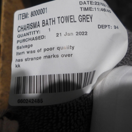 3257 - So Long Hot Water Bottle, Charisma Hand Towel Grey 50 X 90cm, 400TC Supima Set and Charisma Bath Tow... 