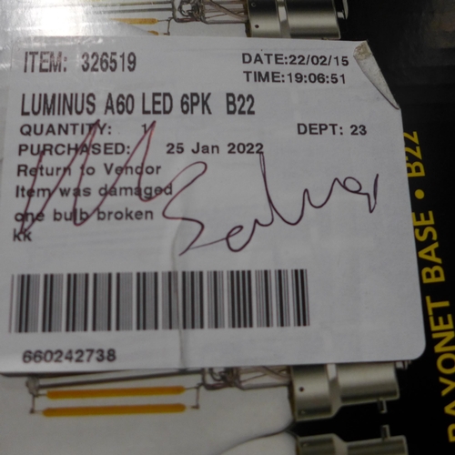 3276 - Two Packs of mixed LED Bulbs (250 - 219)  * This Lot Is Subject To Vat