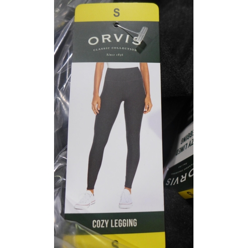 3332 - Bag of women's Orvis charcoal coloured leggings, size S * this lot is subject to VAT