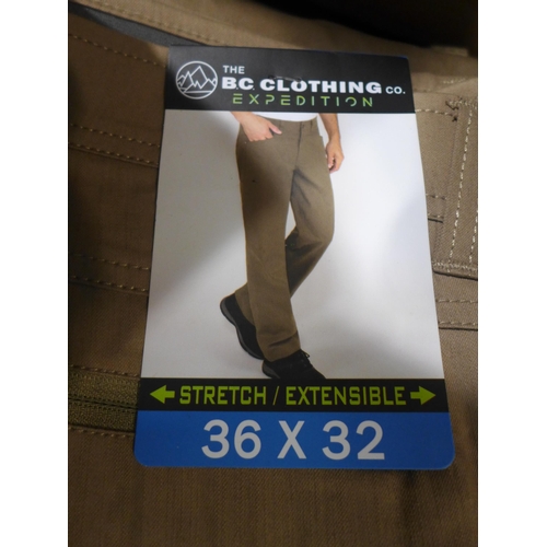 3334 - Three Pairs of men's BC clothing, work trousers, various Sizes/Styles/Colours * this lot is subject ... 