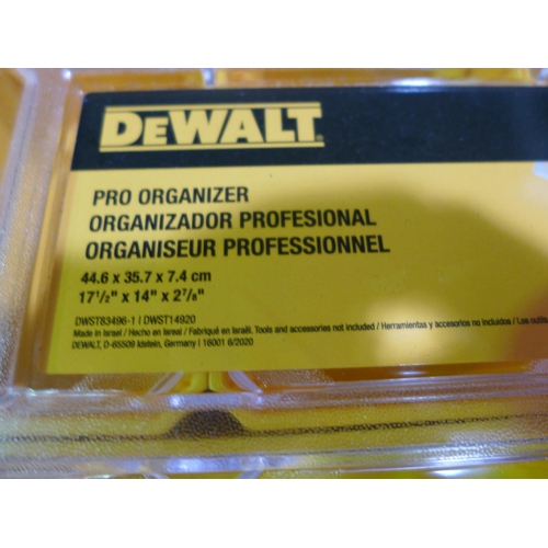 3407 - Dewalt 2-Piece Organiser/Case (250A -545)  * This lot is subject to vat