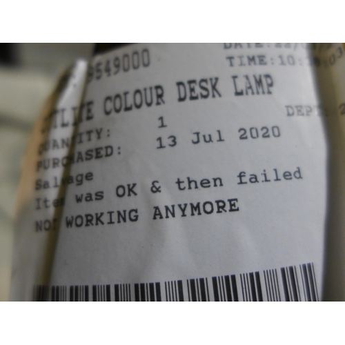 3412 - Ottlite Colour Desk Lamp LED/Colour Changing Base   (250A -290)  * This lot is subject to vat