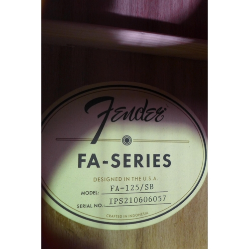 3415 - Fender Acoustic Fa-125 Sunburst  Guitar    , Original RRP  £  (250A -542)  * This lot is subject to ... 