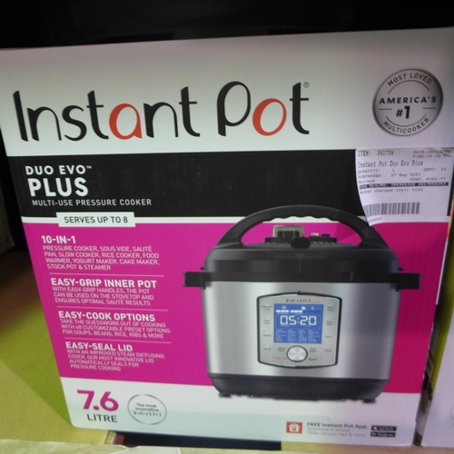 3441 - Instant Pot Duo Evo Plus 10-In-1 Pressure Cooker   (250A -31)  * This lot is subject to vat