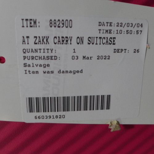 3451 - At Zakk Carry On Suitcase Hardside Spinner  (250A -43)  * This lot is subject to vat