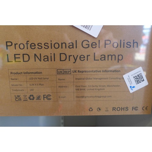 3084 - Three Professional gel polish LED nail dryer lamps