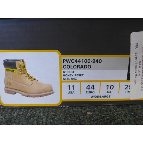 3088 - Pair of Men's Colorado CAT work boots, UK: 10