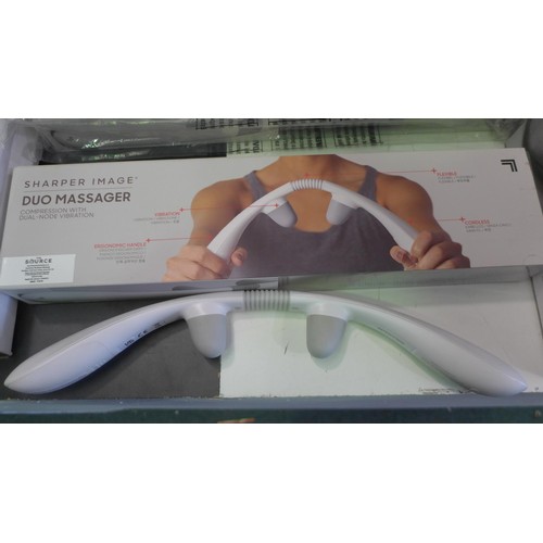 3137 - Two Sharper Image Dual-Node vibrating neck massagers