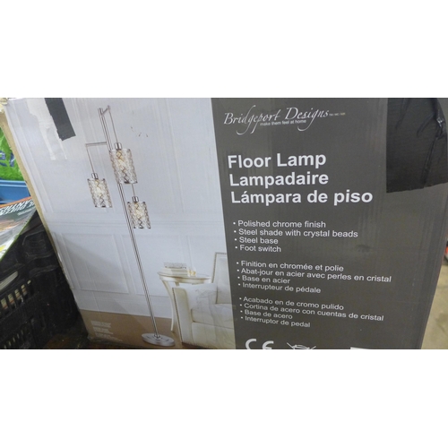 2148 - A Bridgeport designs floor lamp, boxed