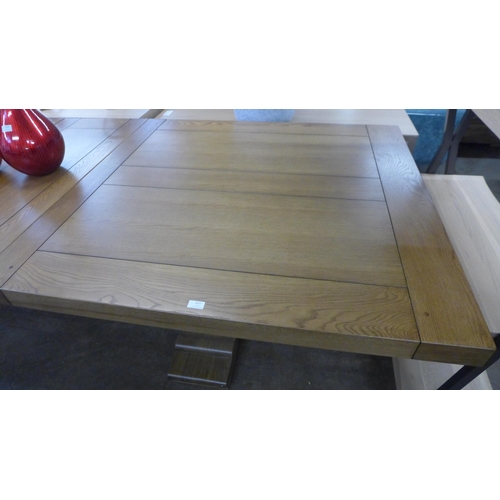 1517 - An oak Windermere monastery extending dining table