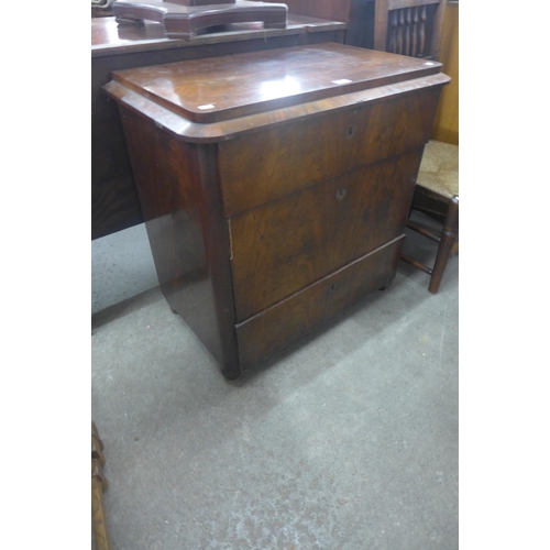 214 - A small 19th Century Beidermeier mahogany chest of drawers