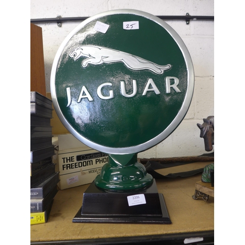 2162 - 45cm tall Jaguar Motors display logo * this lot is subject to VAT