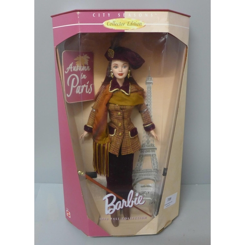 739 - A boxed 1997 Barbie Autumn in Paris Collector Edition