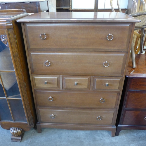 206 - A Stag Minstrel mahogany chest of drawers