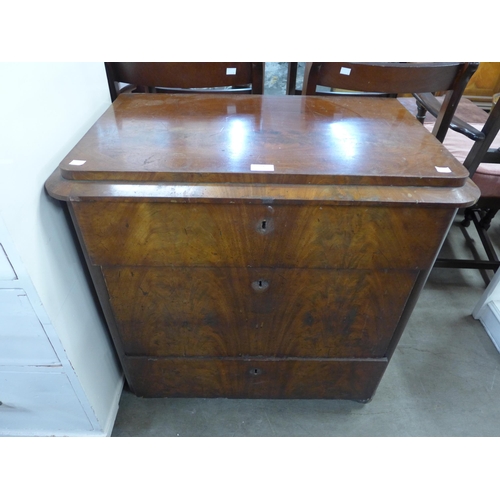 214 - A small 19th Century Beidermeier mahogany chest of drawers