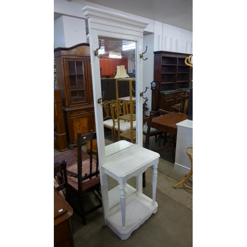 215 - A painted hardwood hallstand