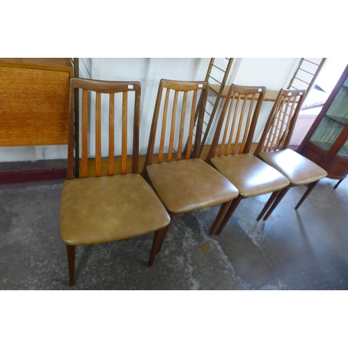 79 - A set of four G-Plan Fresco teak dining chairs