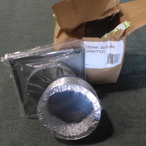 3006 - 150mm Chimney Hood Ducting Kit 150mm , Original RRP £26.67 inclusive of VAT* this lot is subject to ... 