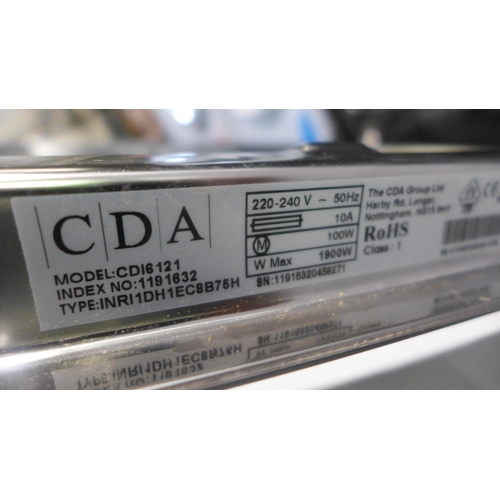 3043 - CDA Integrated Dishwasher H820xW598xD550 , Original RRP £331.67 inclusive of VAT* this lot is subjec... 