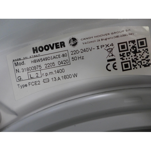 3080 - Hoover H-Wash 300 Lite Integrated Washing Machine (9kg) H820xW600xD525 , Model NoHBWS 49D1ACE, Origi... 