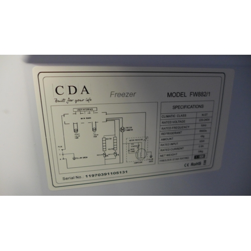 3085 - CDA  Integrated Frost Free Tower Freezer H1772xW540xD540, Model NoFW882, Original RRP £552.50  inc v... 