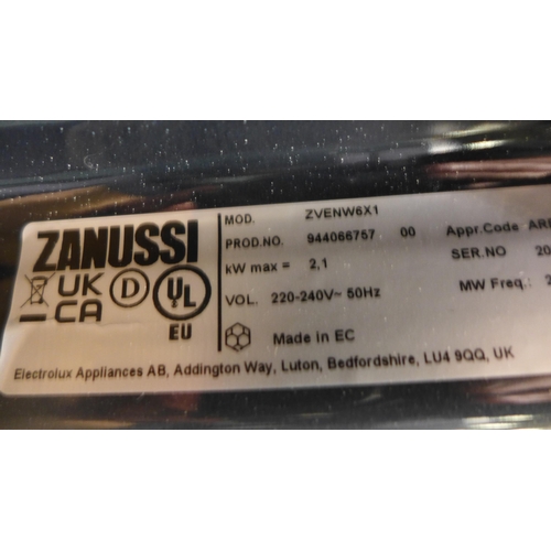 3087 - Zanussi  Microwave with Grill H455xW595xD567, Model NoZVENW6X1, Original RRP £349.17  inc vat  * Thi... 