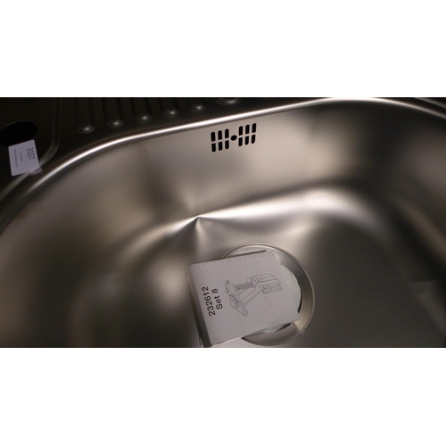 3107 - Blanco Islay 1 Bowl Stainless Steel Sink 500x860 , Original RRP £99.17  inc vat  * This lot is subje... 