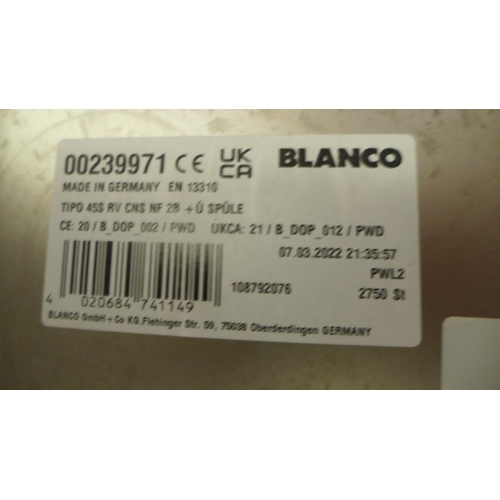 3107 - Blanco Islay 1 Bowl Stainless Steel Sink 500x860 , Original RRP £99.17  inc vat  * This lot is subje... 