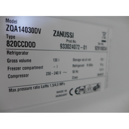 3146 - Zanussi  Under Counter Fridge H815xW596xD550, Model No: ZQA14030DV, Original RRP £282.50  inc vat  *... 