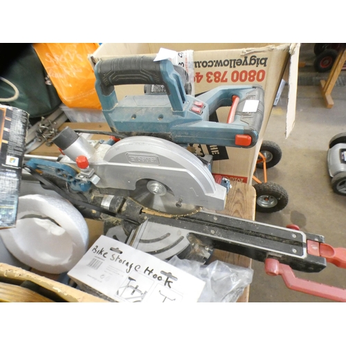 2106 - Erbauer tilting sliding compound mitre saw