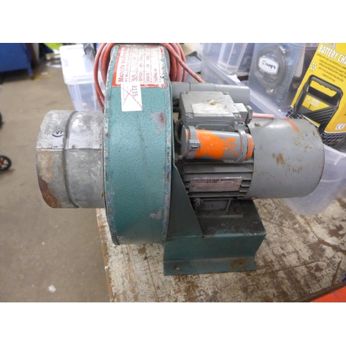 2098 - 240V industrial electric air blower - failed electrical safety test due to insulation resistance - s... 