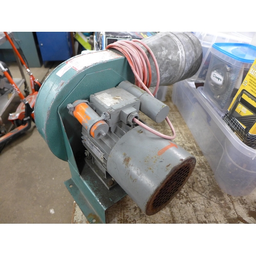 2098 - 240V industrial electric air blower - failed electrical safety test due to insulation resistance - s... 