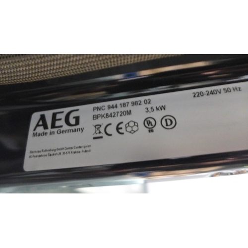 3120 - AEG Single Electric Oven Model: BPK842720M * This Lot Is Subject To VAT